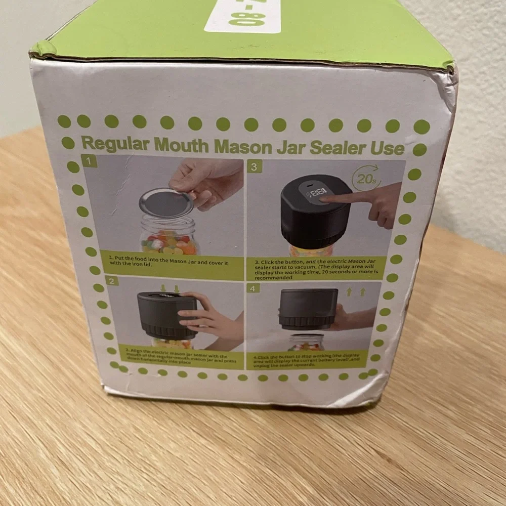 Brand new Mason Jar Sealer Electric Mason Jar Vacuum Sealer Kit